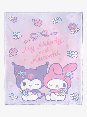 My Melody Pastel Pals Silk Touch Throw Blanket
