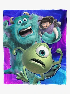 Disney Pixar Monsters Inc. Monster Run Throw Blanket