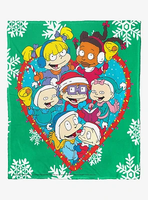 Rugrats Christmas Babies Silk Touch Throw Blanket