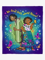 Disney Encanto Not Talking Bruno Throw Blanket