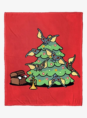 Gremlins Christmas Chaos Silk Touch Throw Blanket