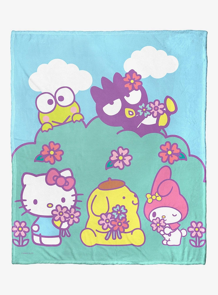 Sanrio Hello Kitty Springtime Friends Blanket