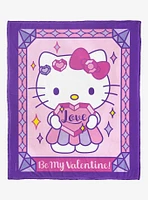 Sanrio Hello Kitty Valentine Love Throw Blanket