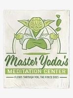 Star Wars Master Yoda Meditation Center Blanket