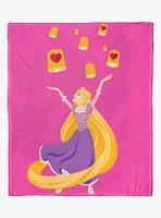 Disney Princesses Floating Valentines Throw Blanket