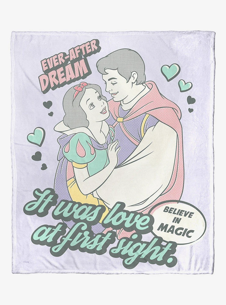 Disney Princesses Love At First Sight Throw Blanket