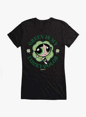 Powerpuff Girls Buttercup Green Is My Lucky Color T-Shirt