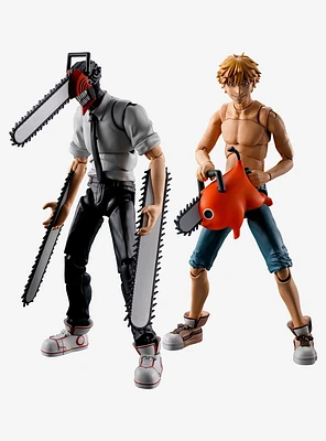Bandai Spirits Chainsaw Man SMP Chainsaw Man & Denji Model Kit Set