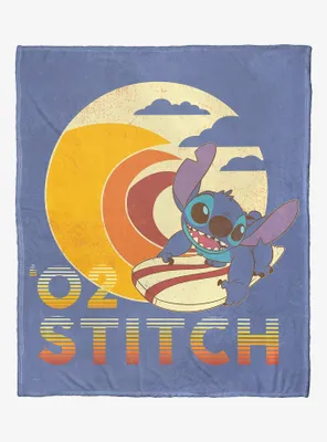 Disney Lilo & Stitch Vintage Aloha Stitch Throw Blanket