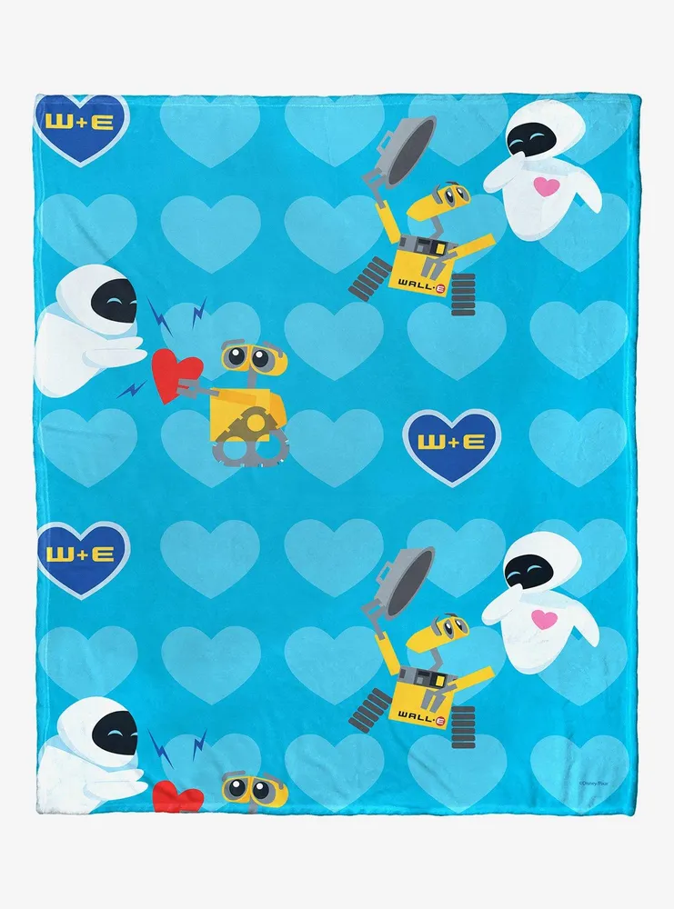 Disney Pixar Wall-E Robo Love Throw Blanket