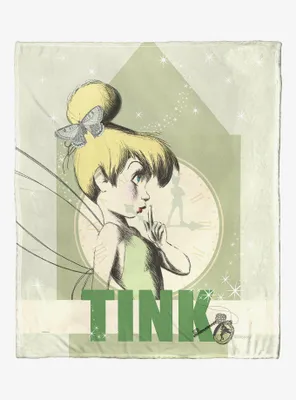 Disney Tinker Bell London Fairy Throw Blanket