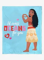 Disney Moana Cross Oceans For You Throw Blanket