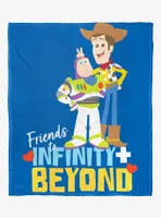 Disney Toy Story Infinity And Beyond Valentine Blanket