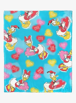 Disney Donald & Daisy True Love Throw Blanket