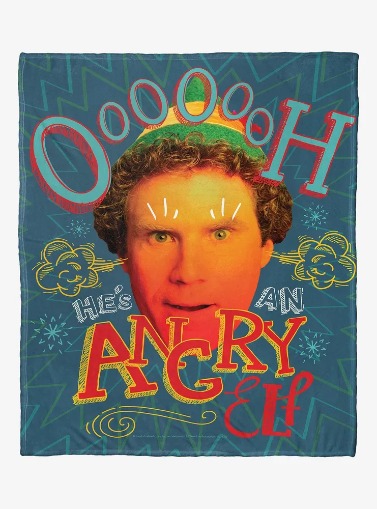 Elf Angry Elf Silk Touch Throw Blanket