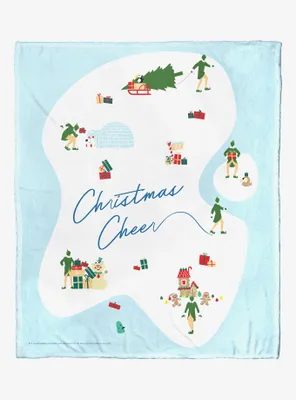 Elf Christmas Cheer Silk Touch Throw Blanket