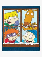 Rugrats Winter Window Silk Touch Throw Blanket