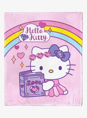 Sanrio Hello Kitty Fairytale Romance Throw Blanket