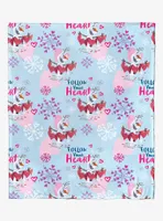 Disney Frozen Follow Your Heart Throw Blanket