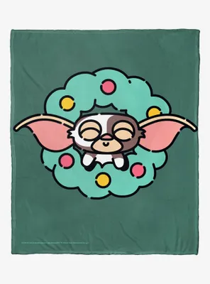 Gremlins Festive Gizmo Silk Touch Throw Blanket