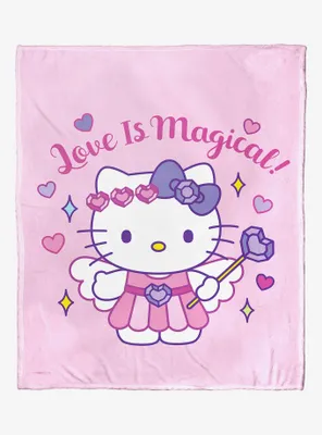 Sanrio Hello Kitty Wand Of Love Throw Blanket