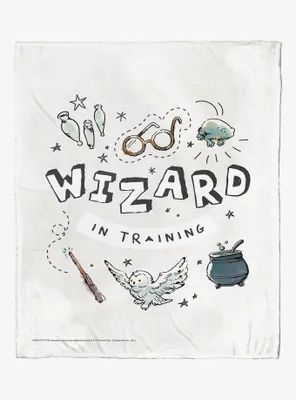 Harry Potter Wizard In Training Throw Blanket