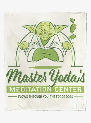 Star Wars Master Yoda Meditation Center Blanket