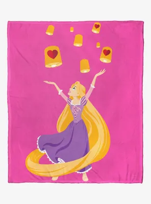 Disney Princesses Floating Valentines Throw Blanket