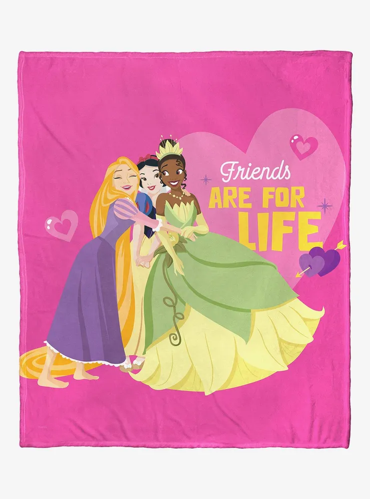 Disney Princesses Friends For Life Throw Blanket
