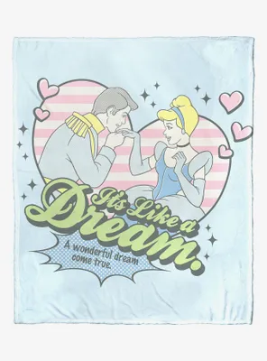 Disney Cinderella Like A Dream Come True Throw Blanket
