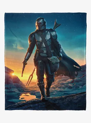 Star Wars The Mandalorian, Nightfall Throw Blanket