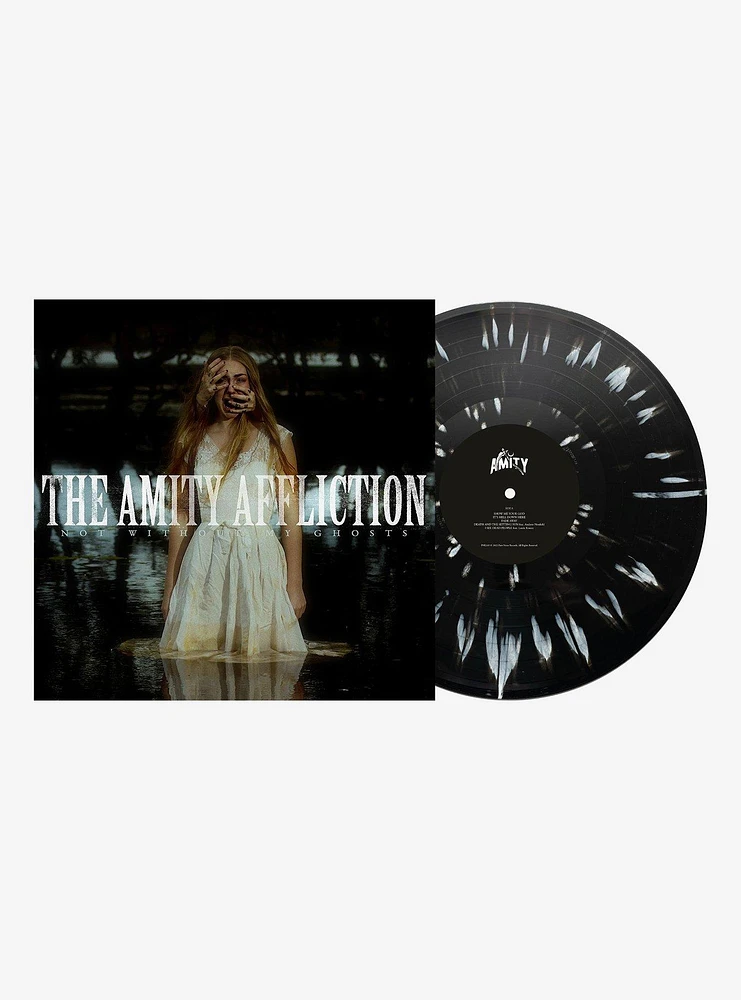 The Amity Affliction - Not Without My Ghosts (Black & White Splatter) Vinyl LP Hot Topic Exclusive