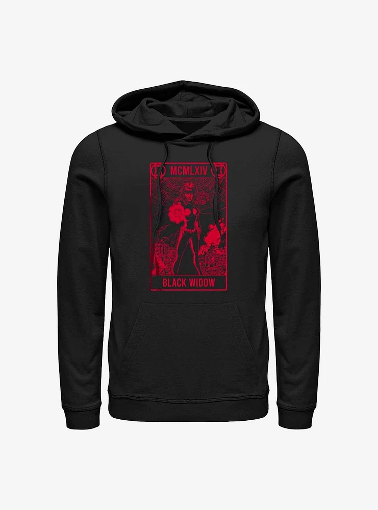 Marvel Black Widow Tarot Card Hoodie