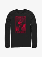 Marvel Black Widow Tarot Card Long-Sleeve T-Shirt