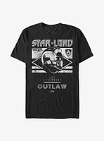 Marvel Guardians of the Galaxy Star-Lord Profile Legendary Outlaw T-Shirt