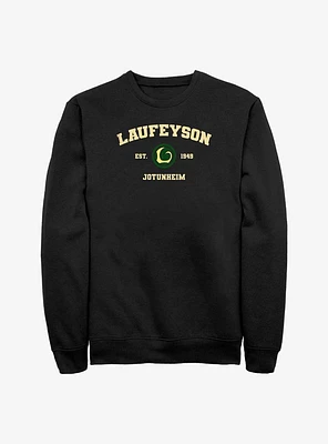Marvel Laufeyson Jotunheim Collegiate Sweatshirt
