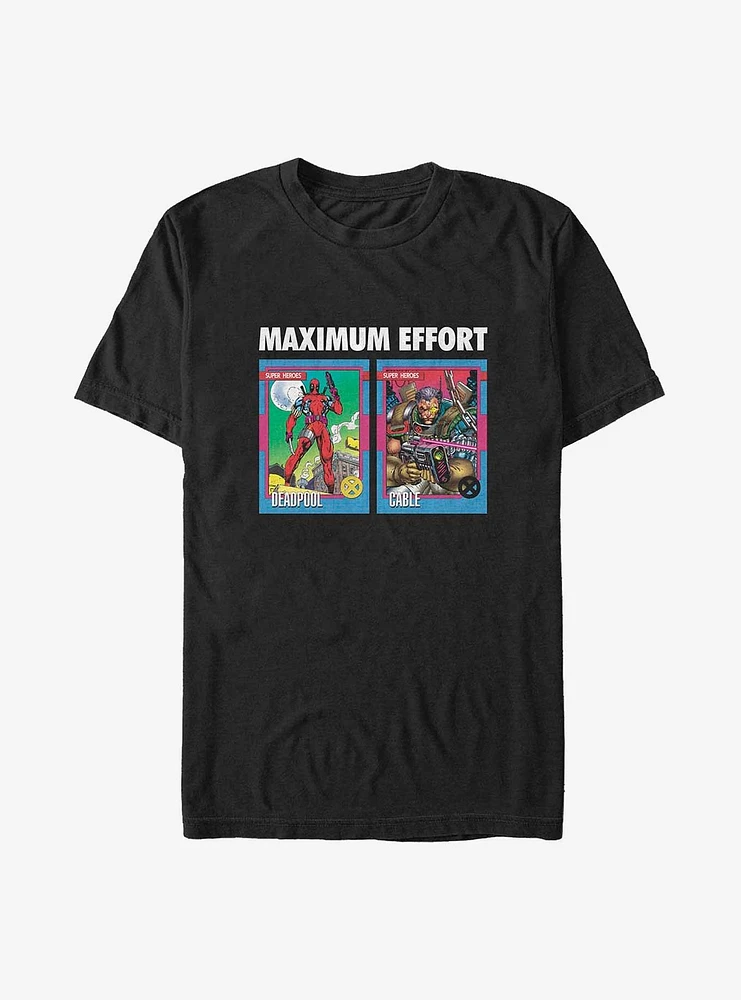 Marvel Deadpool and Cable Maximum Effort T-Shirt