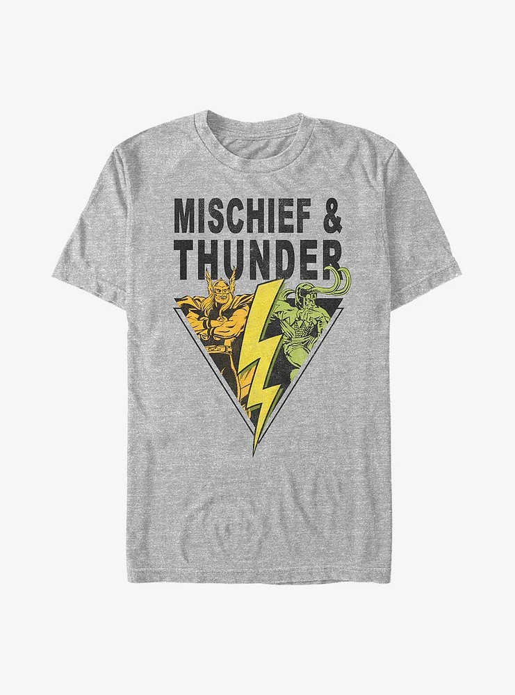 Marvel Thor and Loki Mischief Thunder T-Shirt
