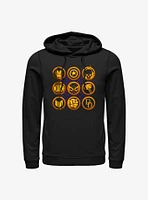 Marvel Avengers Halloween Hero Icons Hoodie