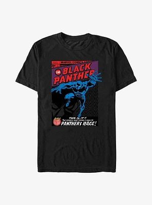 Marvel Black Panther Rage Poster T-Shirt