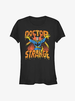 Marvel Doctor Strange Drip Logo Girls T-Shirt