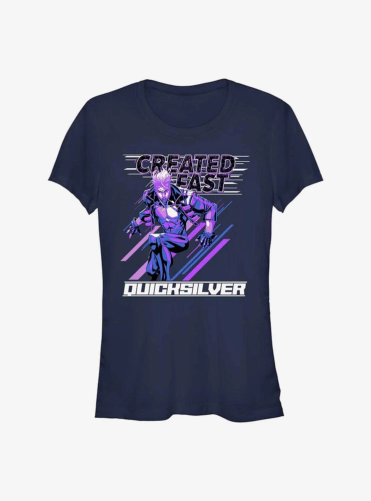 Marvel Fantastic Four Quicksilver Created Fast Girls T-Shirt