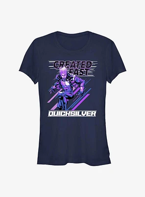 Marvel Fantastic Four Quicksilver Created Fast Girls T-Shirt