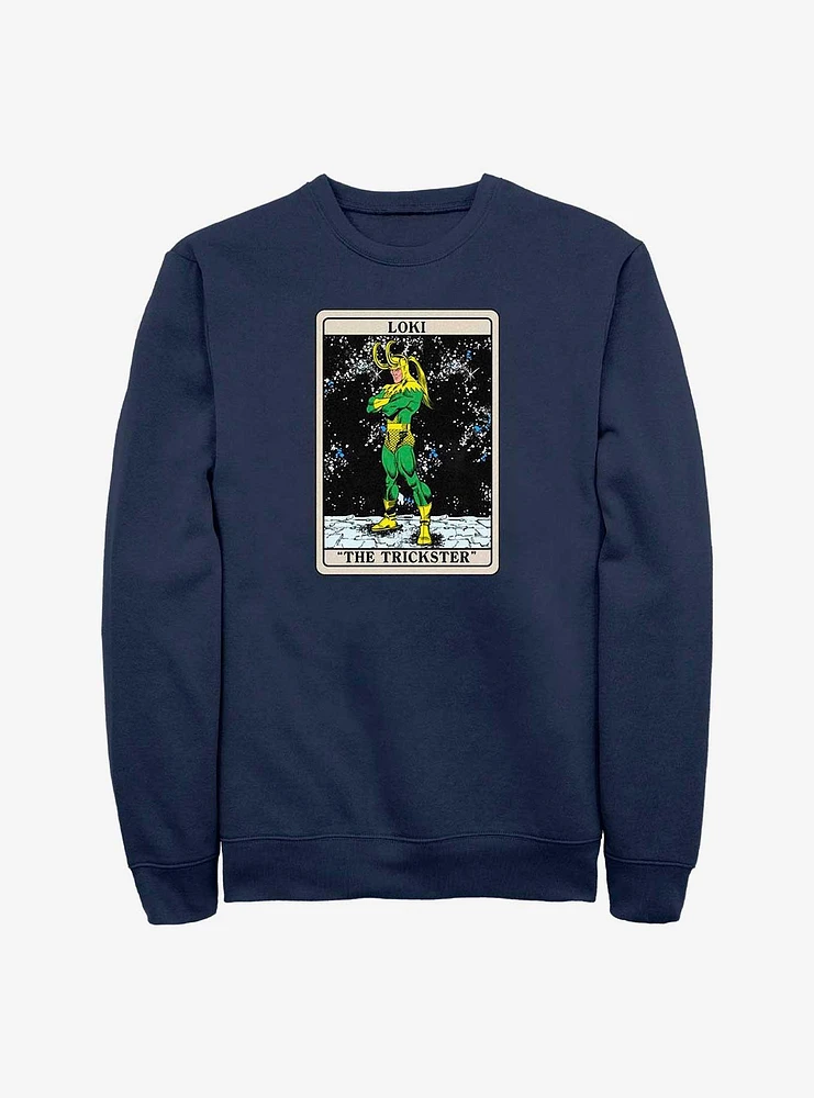 Marvel Loki The Trickster Card Sweatshirt