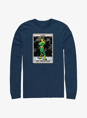 Marvel Loki The Trickster Card Long-Sleeve T-Shirt