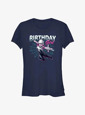 Marvel Spider-Man Spider-Gwen Birthday Girl Girls T-Shirt