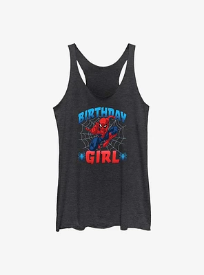 Marvel Spider-Man Web Birthday Girl Girls Tank