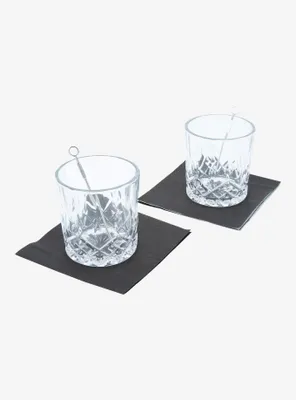 Kikkkerland Whiskey Tumbler Set