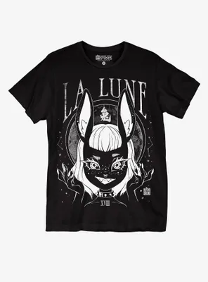 La Lune Rabbit Girl T-Shirt By Square Apple Studios