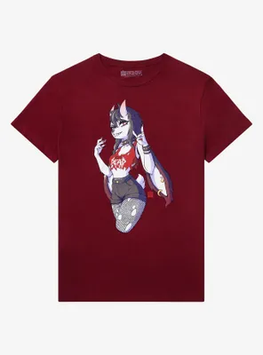 Punk Rock Rabbit T-Shirt By Square Apple Studios
